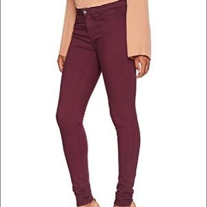 Old khaki burgundy jeans size “8” or 2*